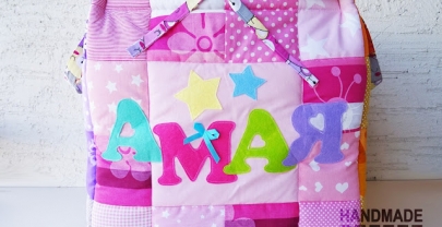 Кош за играчки от плат „Амая“