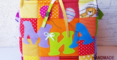 Кош за играчки от плат „Миа“