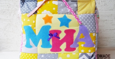 Кош за играчки от плат „Миа“2