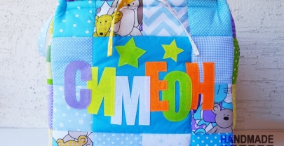 Кош за играчки от плат „Симеон“2