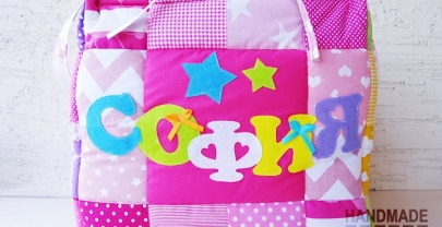Кош за играчки от плат „София“3
