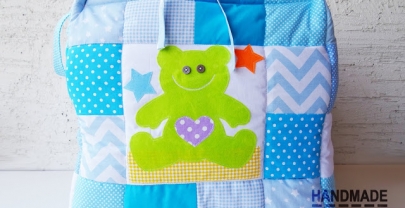 Кош за играчки от плат „Стефан“2