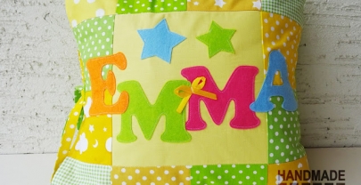 Детска възглавница с име „Емма“2