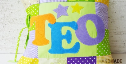 Детска възглавница с име „Тео“
